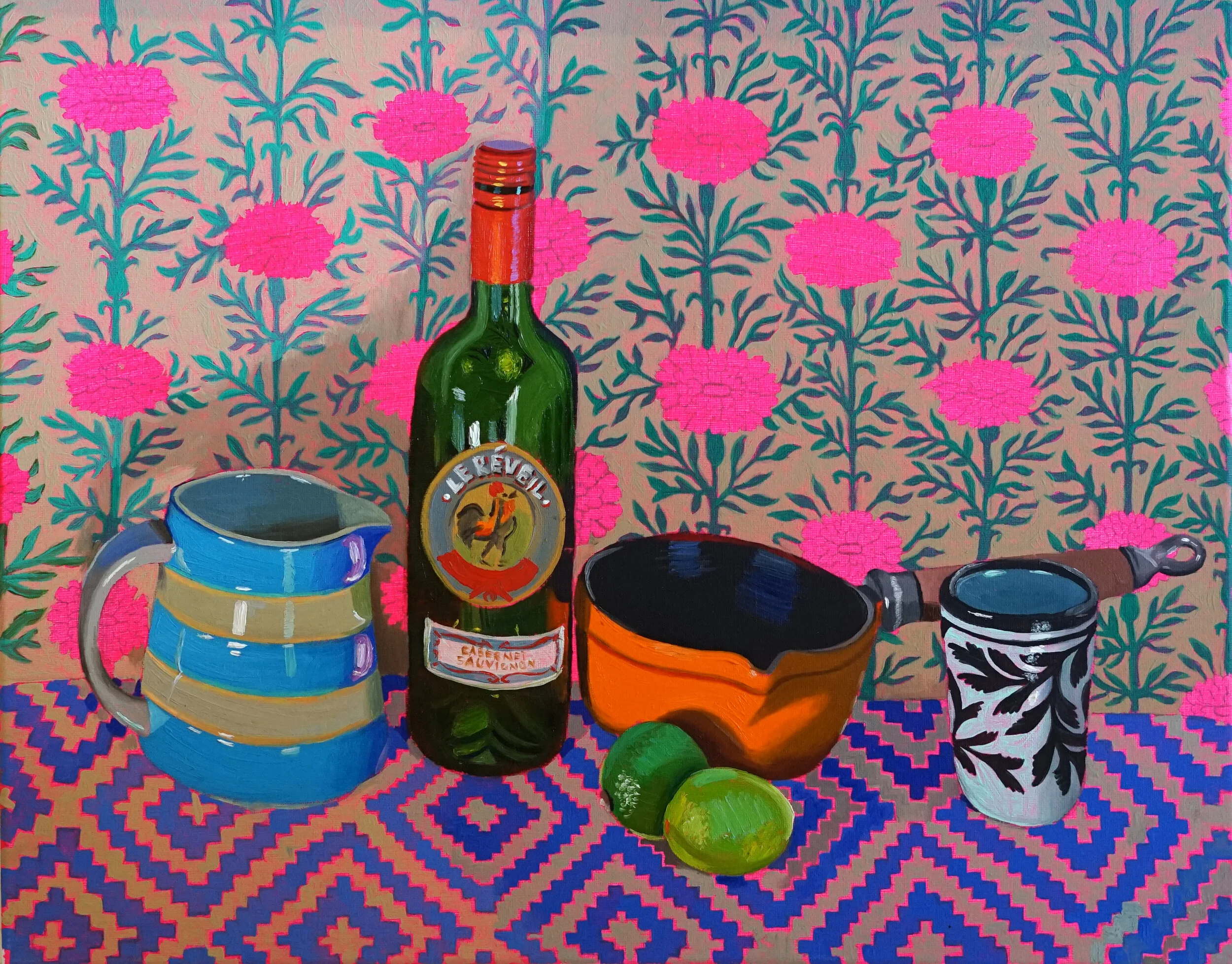   Late Afternoon Table, 2019   Oil on canvas  40 x 50cm 