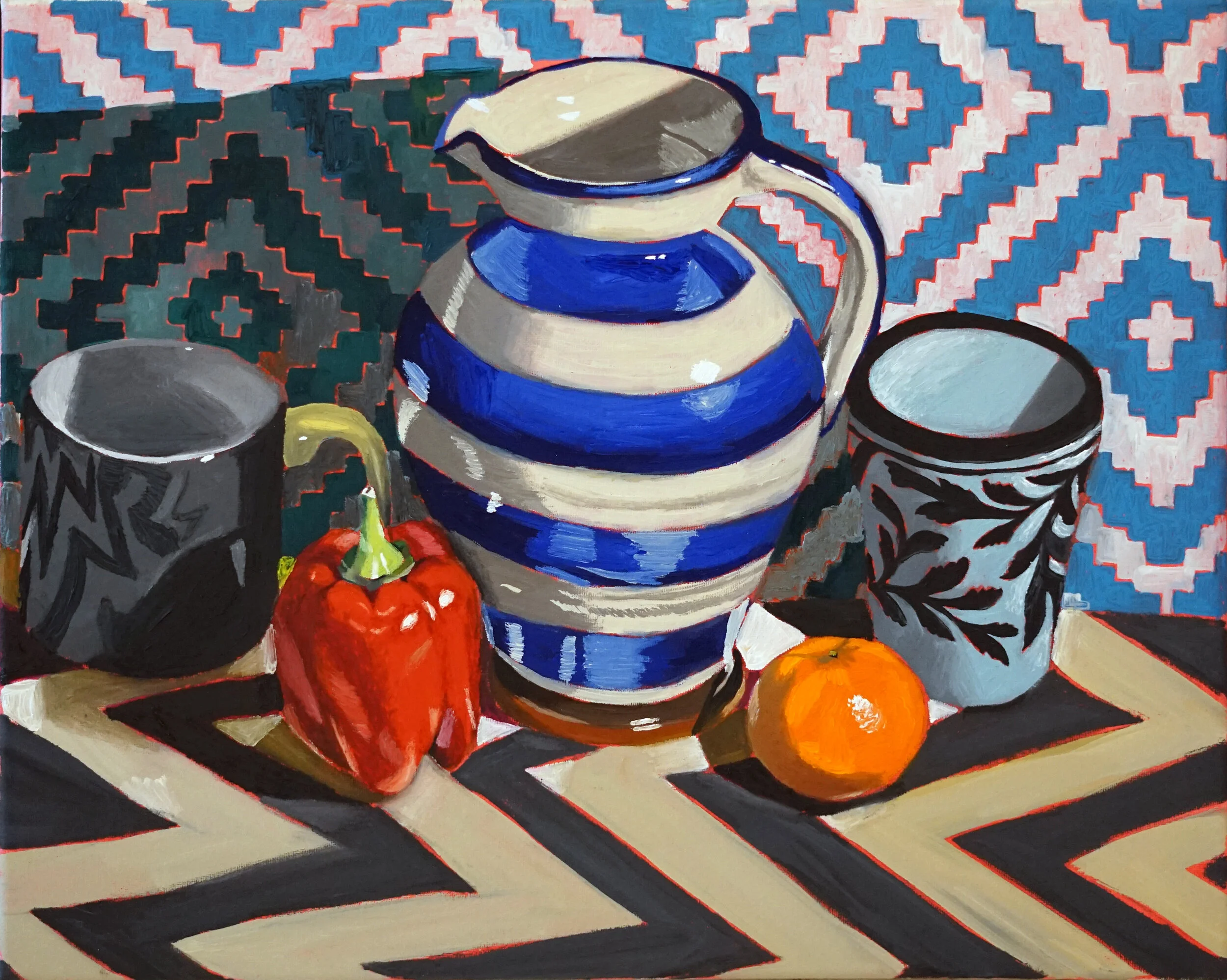   Harsh Shadow ,  2019   Oil on canvas  40 x 50 cm 