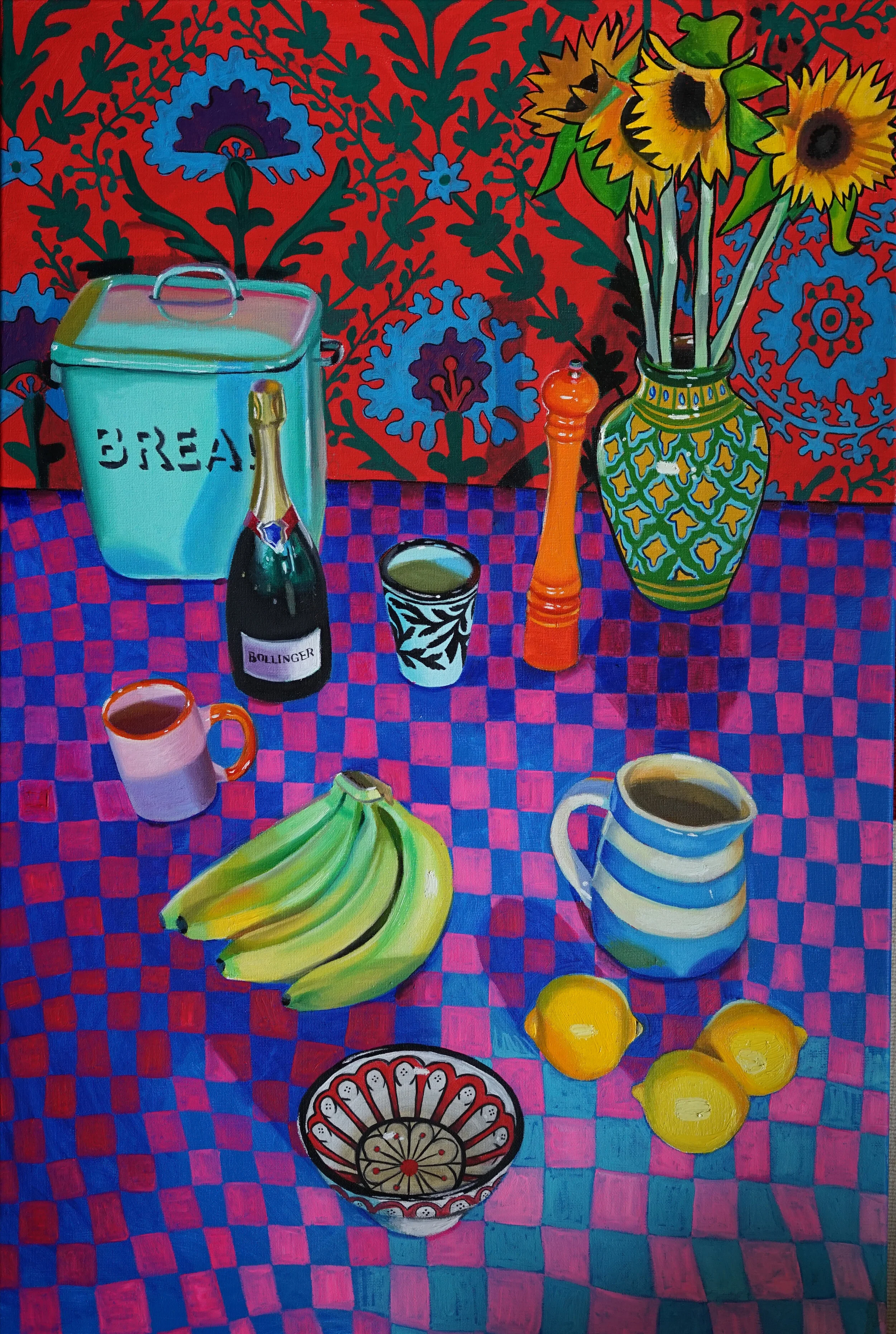   Moroccan Ceramics, 2020   Oil and acrylic canvas   61 x 91 cm 