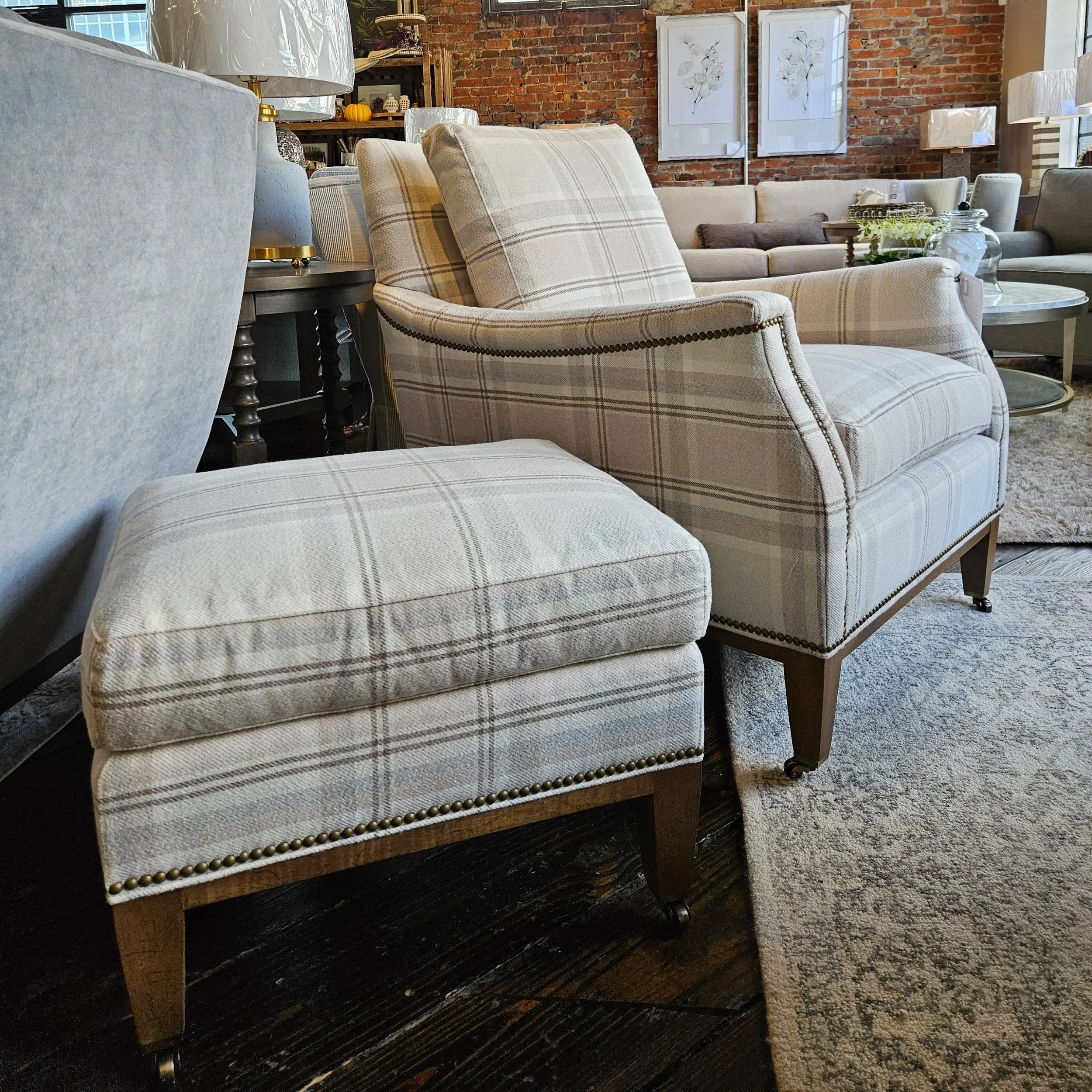 Galvin chair w/ ottoman
