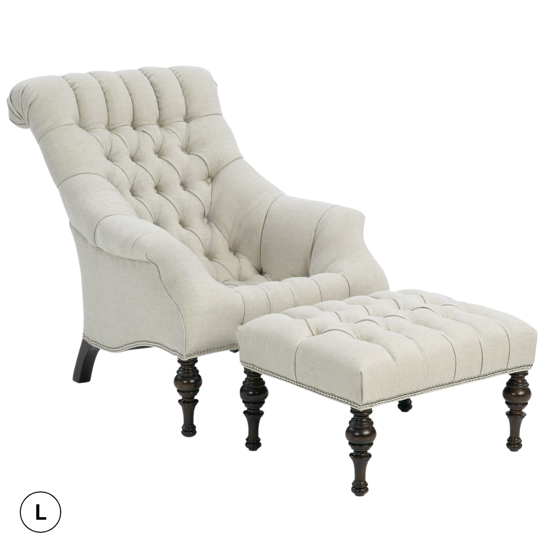 Irving Chair &amp; Ottoman