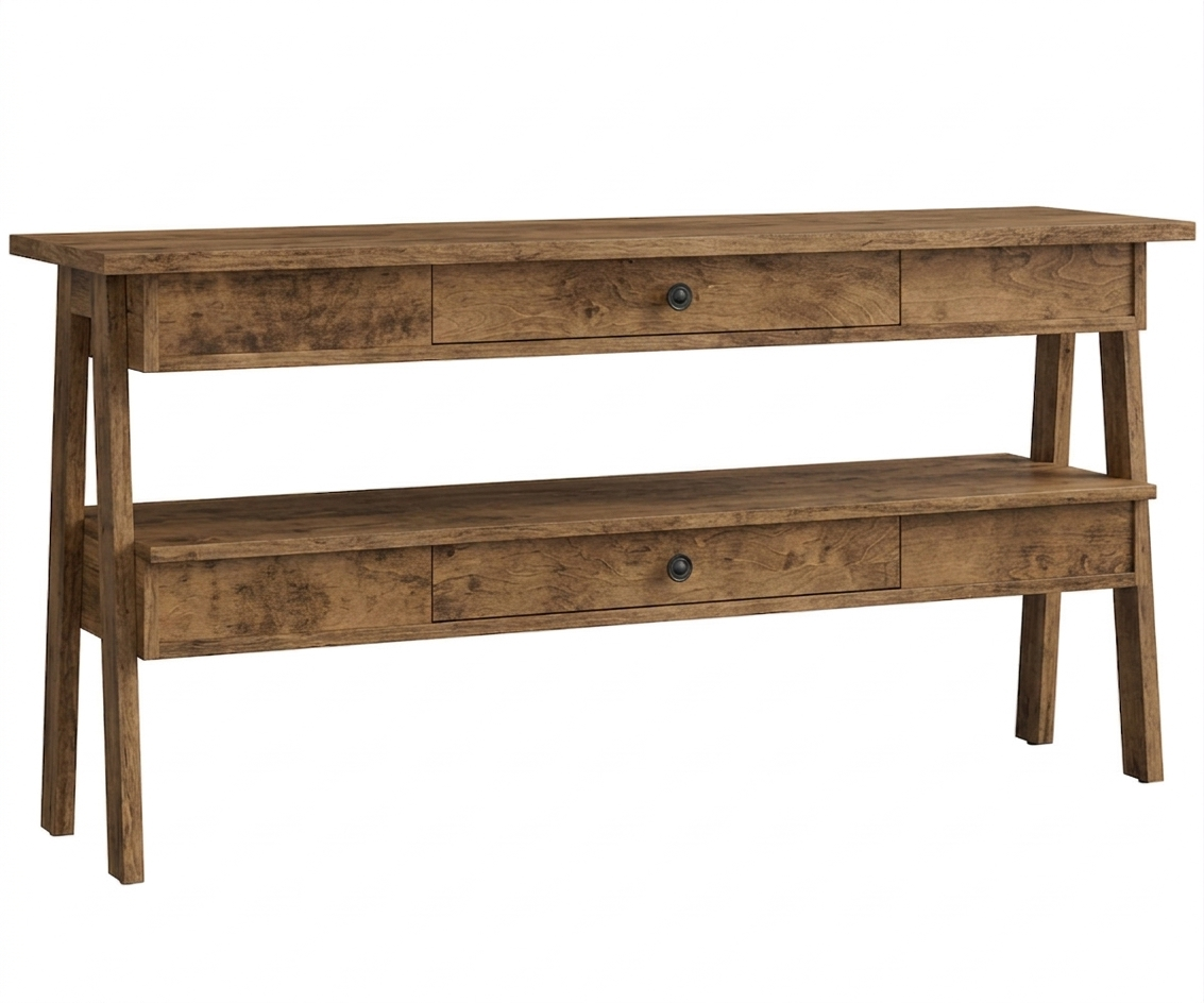 C-120 60" Console in Almond