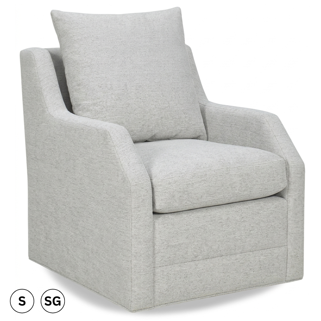 Hawkins Swivel Glider (Clipped Arm)