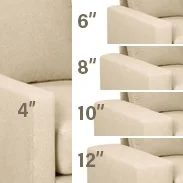 Rail in 4", 6", 8", 10", 12"