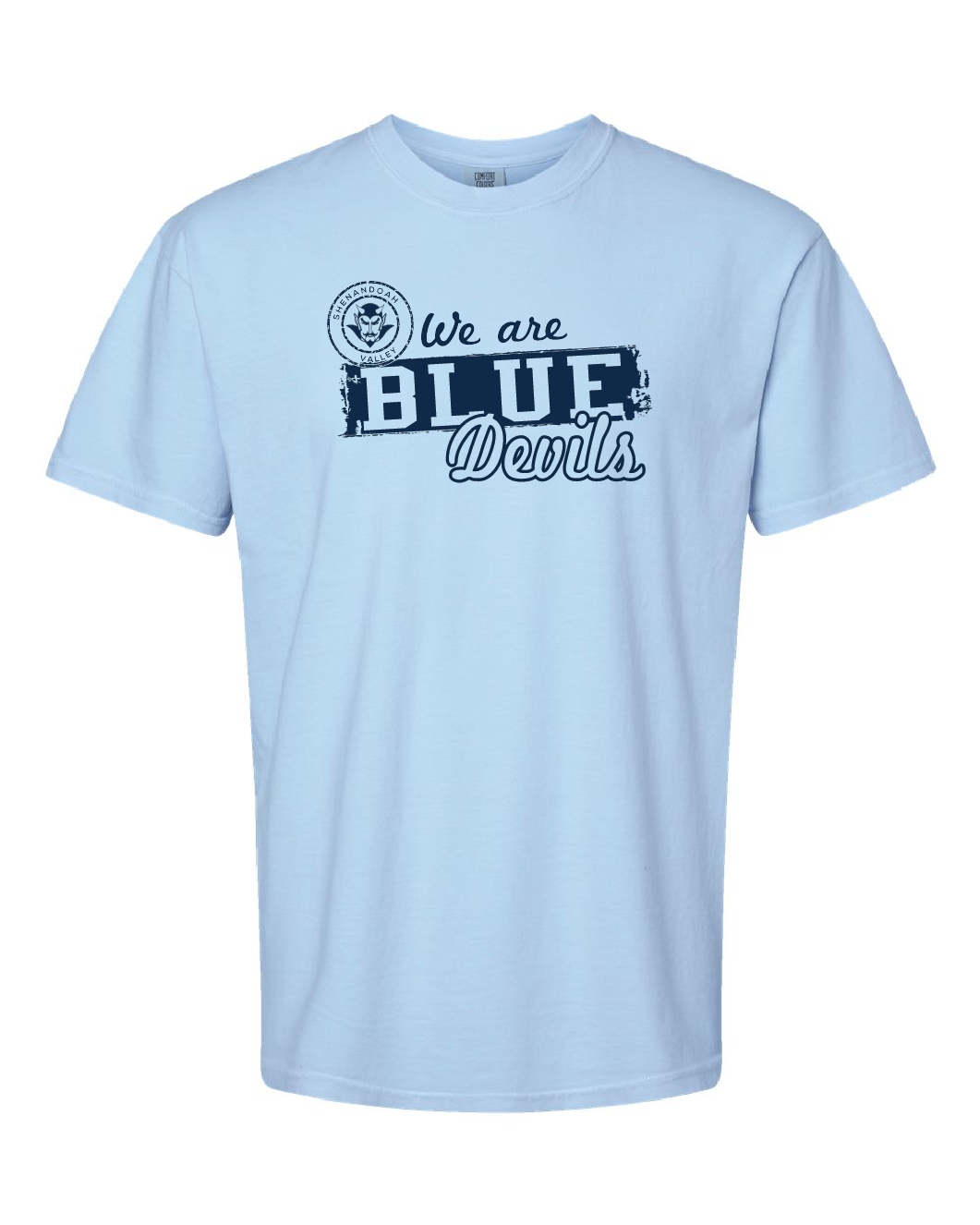 We Are Blue Devils – Adult Unisex Garment-Dyed Heavyweight T-Shirt