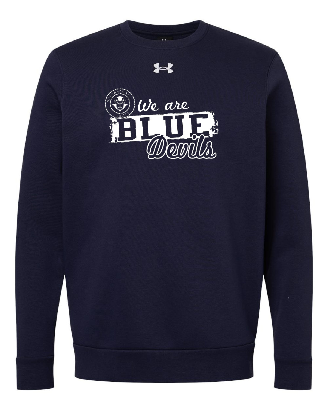 We Are Blue Devils – Men’s Under Armour Team Icon Fleece Crew