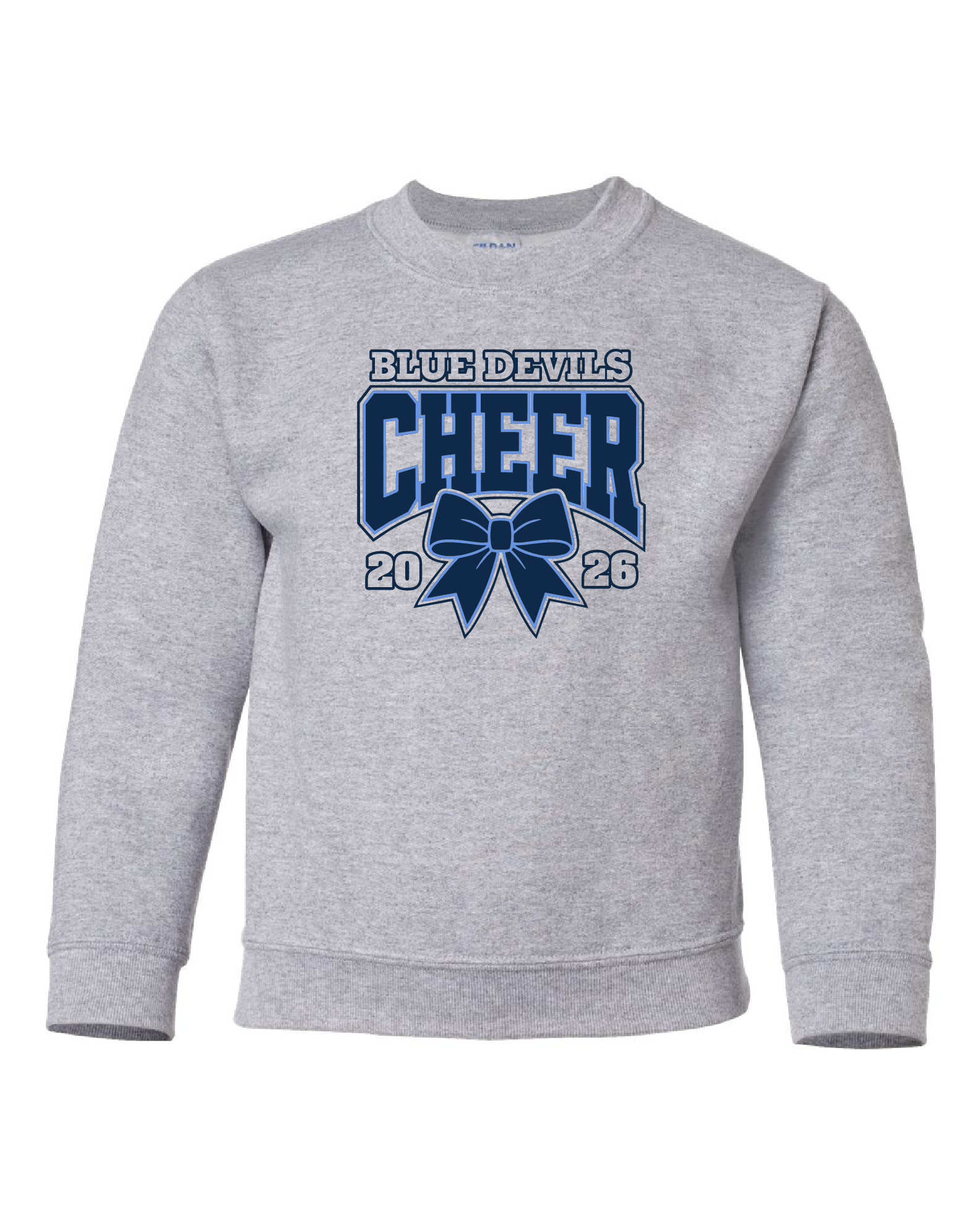 Blue Devils Cheer – Youth Heavy Blend™ Crewneck Sweatshirt