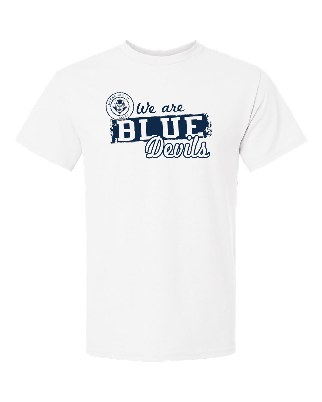 We Are Blue Devils – Adult Unisex DryBlend® T-Shirt