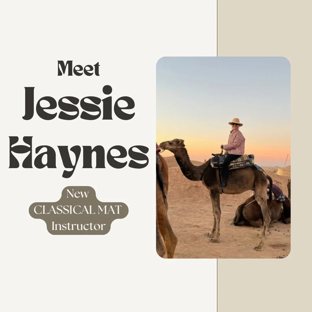 We&rsquo;re so excited to welcome our newest Classical Mat Pilates instructor to the studio! 

Starting this week, Jessie will be teaching Mondays at 6AM &mdash; the perfect way to reset, refocus, and start your week feeling strong and aligned.

If y