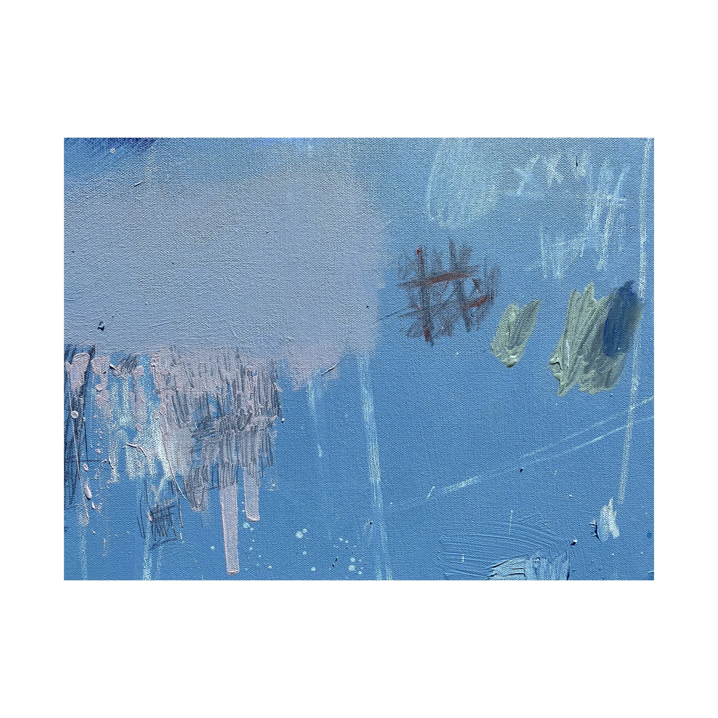  A detail from “Untitled (Markings) II &amp; III” 