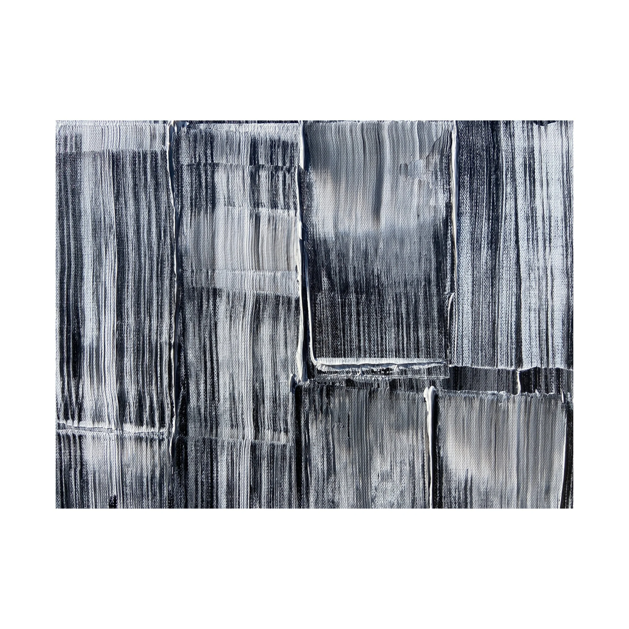  A detail from “Black on Grey No. 1 &amp; No. 2” 