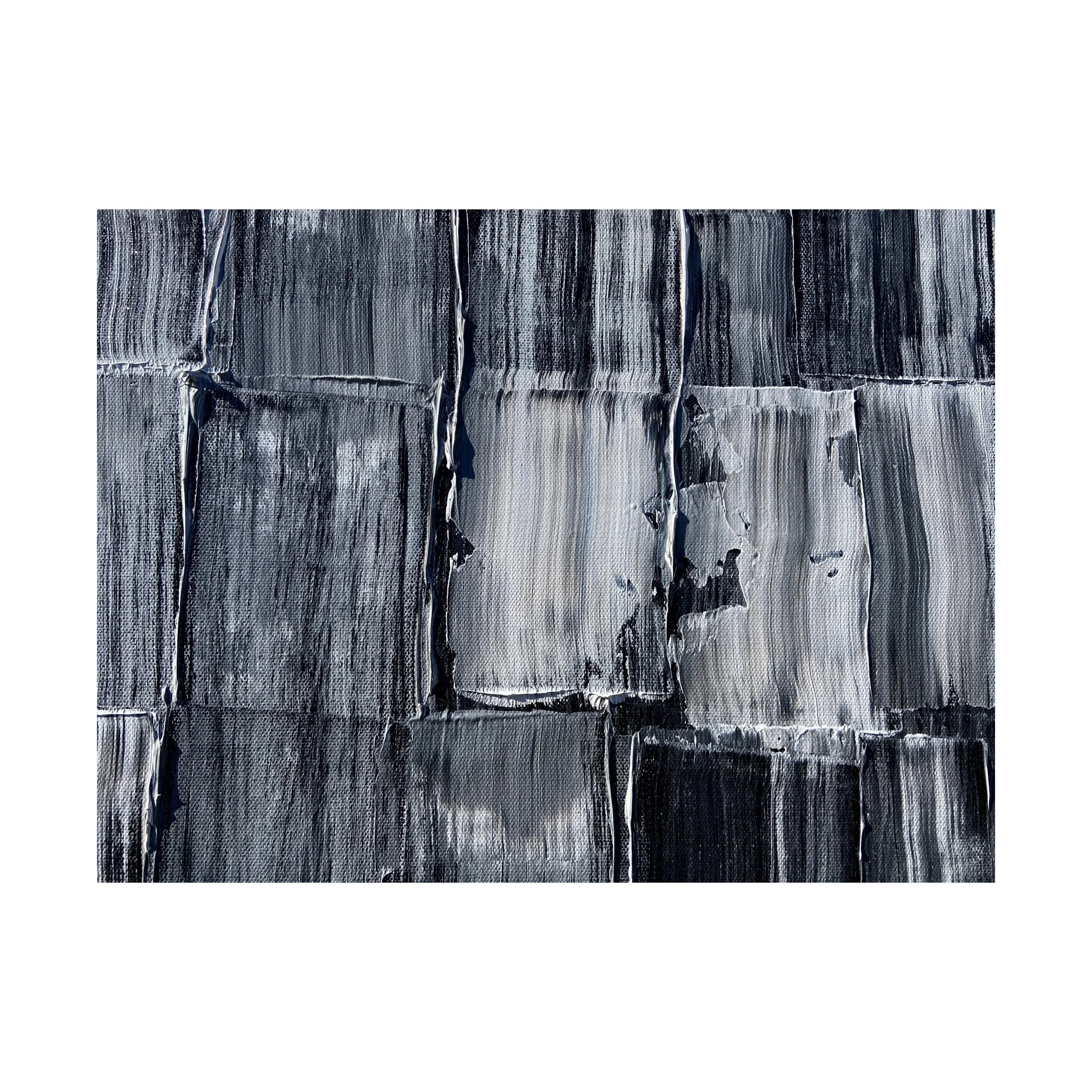  A detail from “Black on Grey No. 1 &amp; No. 2” 