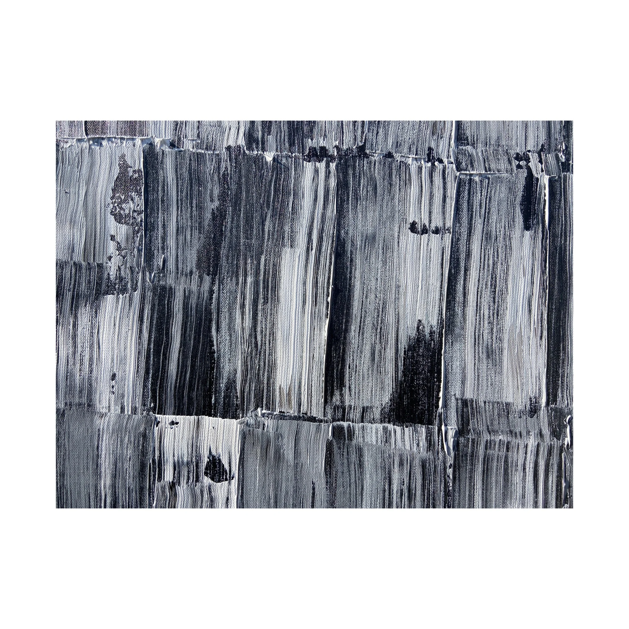  A detail from “Black on Grey No. 1 &amp; No. 2” 