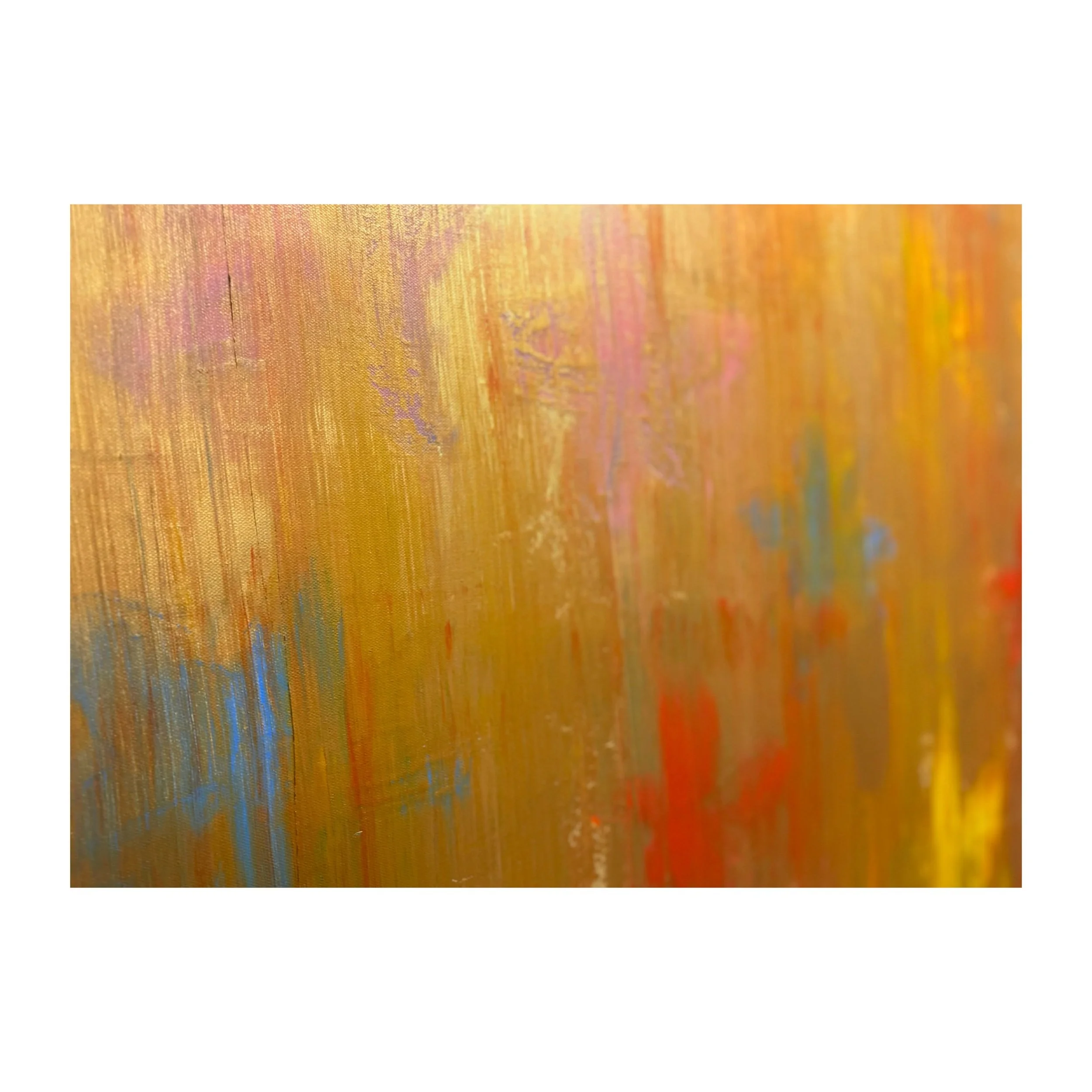  A detail from “Multi-Colored Jasmine in Gold” 