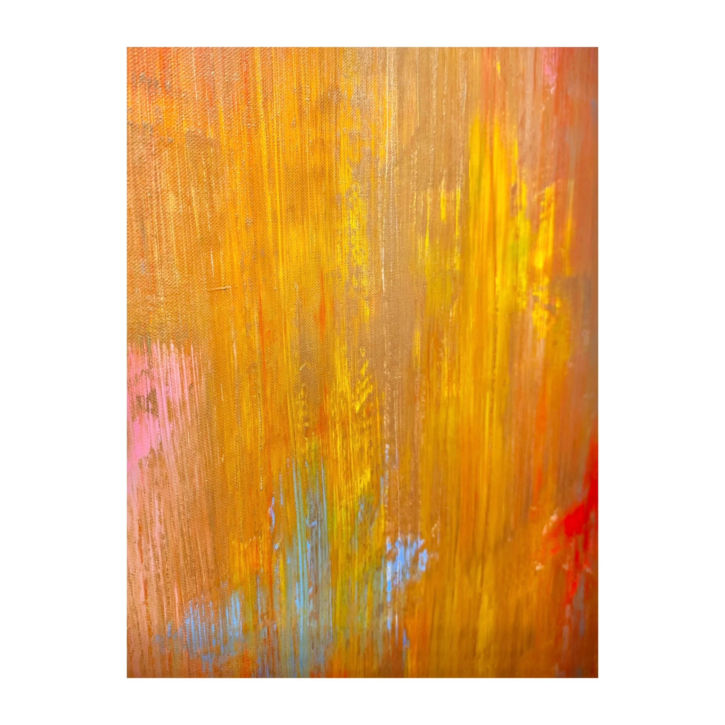  A detail from “Multi-Colored Jasmine in Gold” 