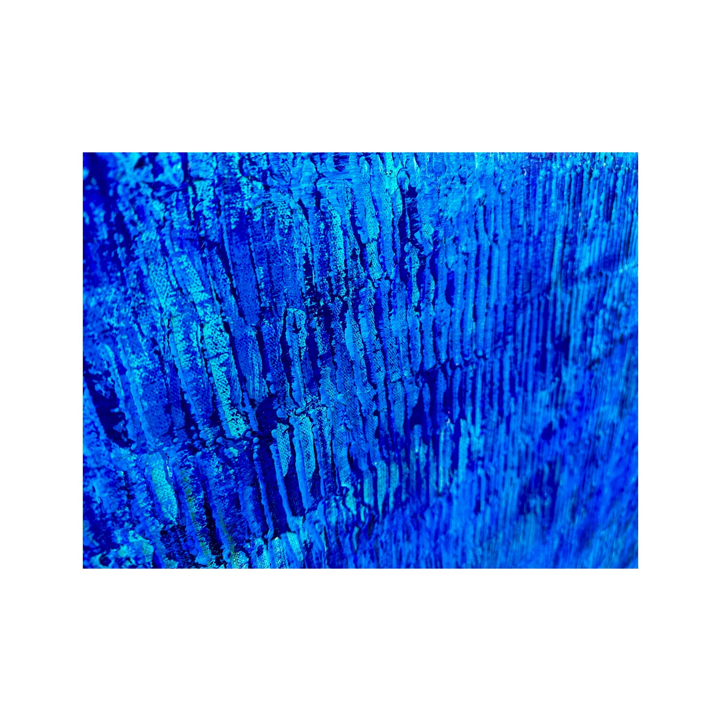  A detail from “Untitled (Ultramarine)” 