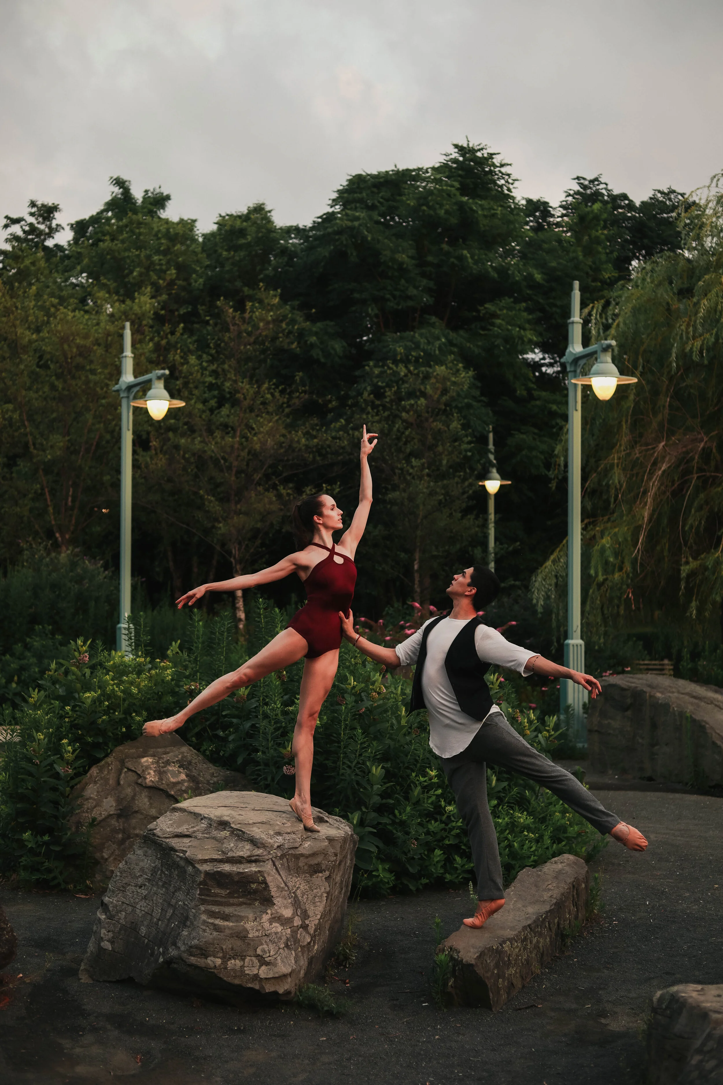 Lauren and Jonatan in Tribeca, NYC
