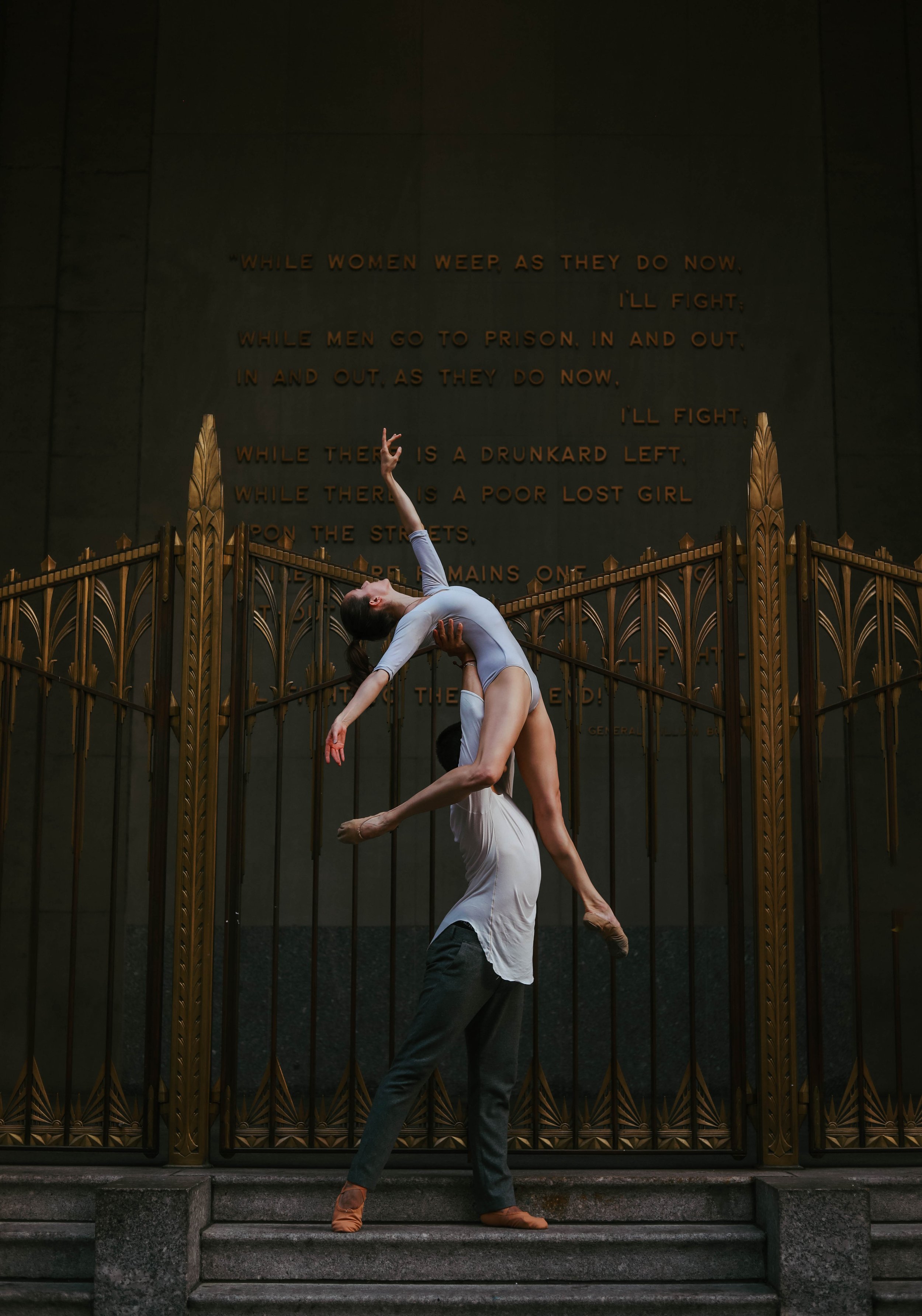 Lauren and Jonatan in Union Square, NYC