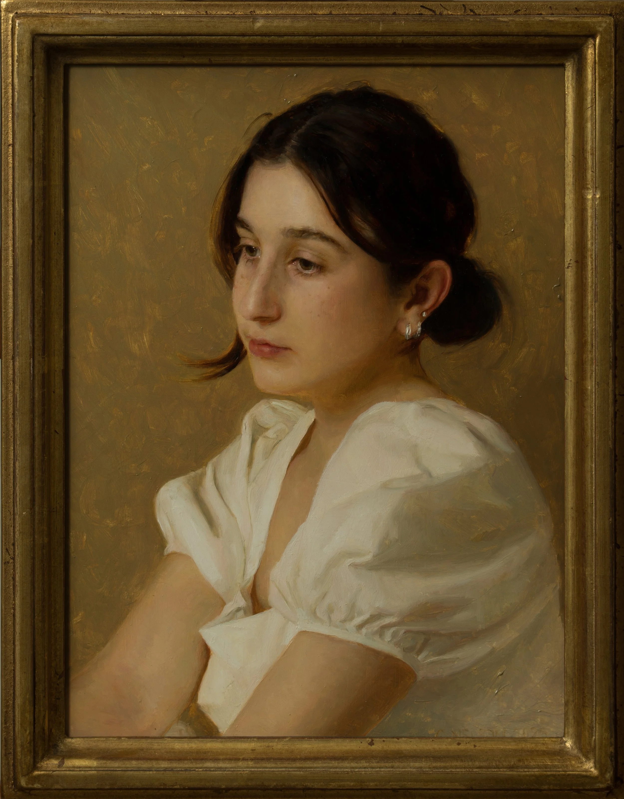 "Isabella"

9 inches by 12 inches.
Oil on panel, 2025. 

For sale