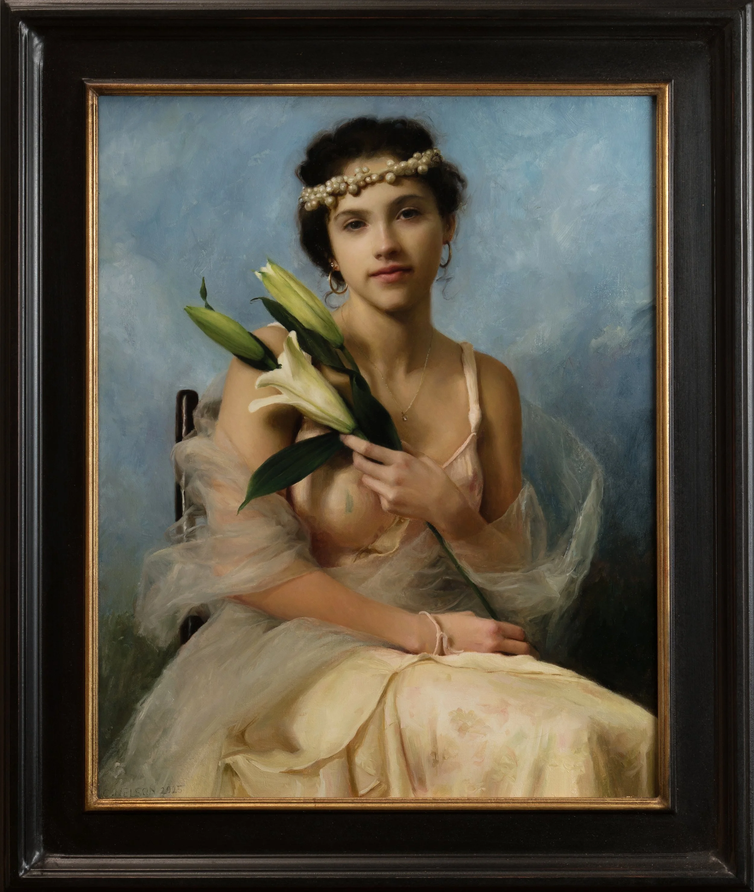 "Lilies of the Field"

16 inches by 20 inches.
Oil on linen, 2025. 

Private Collection.