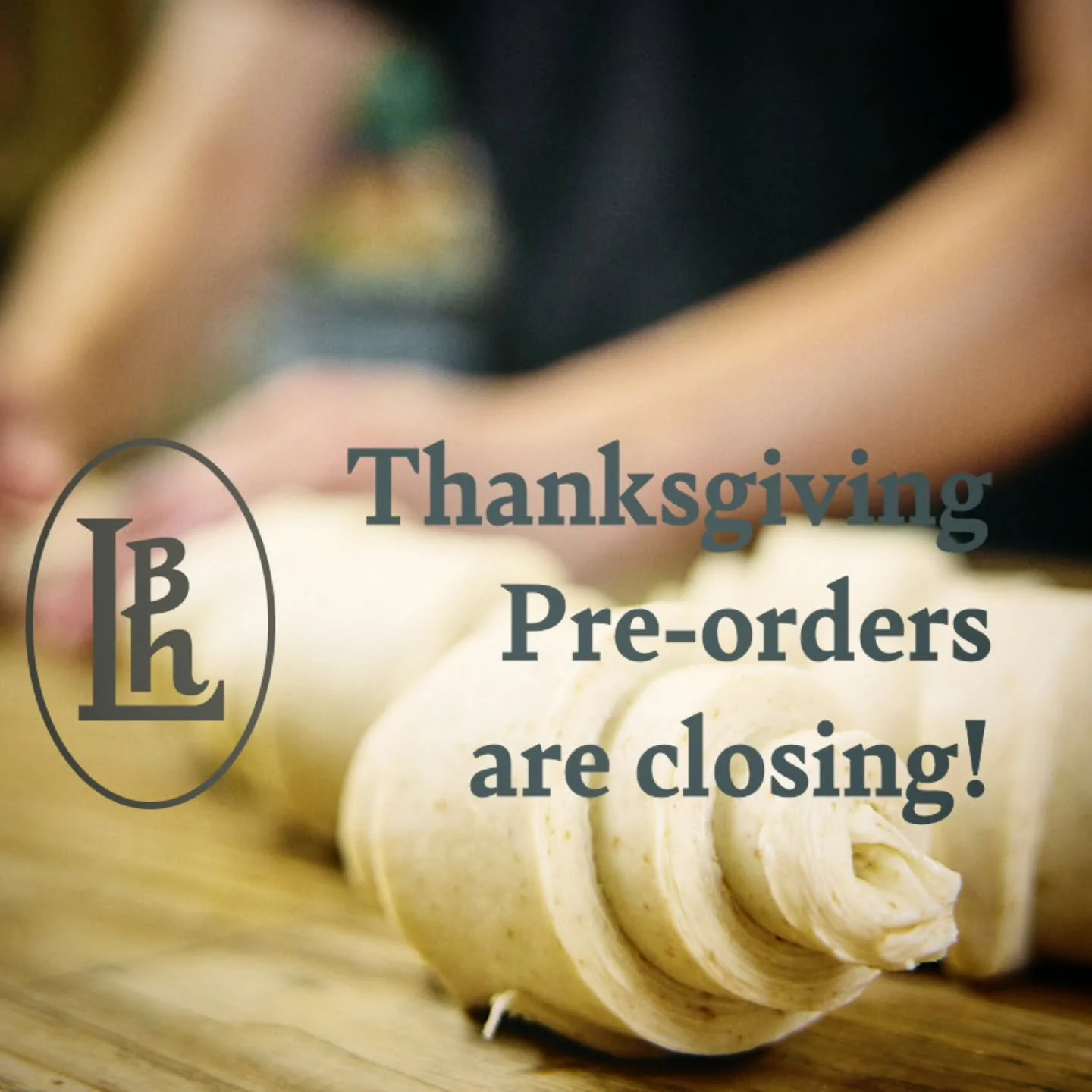 The clock is ticking down! This is your final warning to get us your orders if you'd like to include us in your thanksgiving plans this year. The link is in the bio to get us your orders before the portal closes. 
Happy holidays!