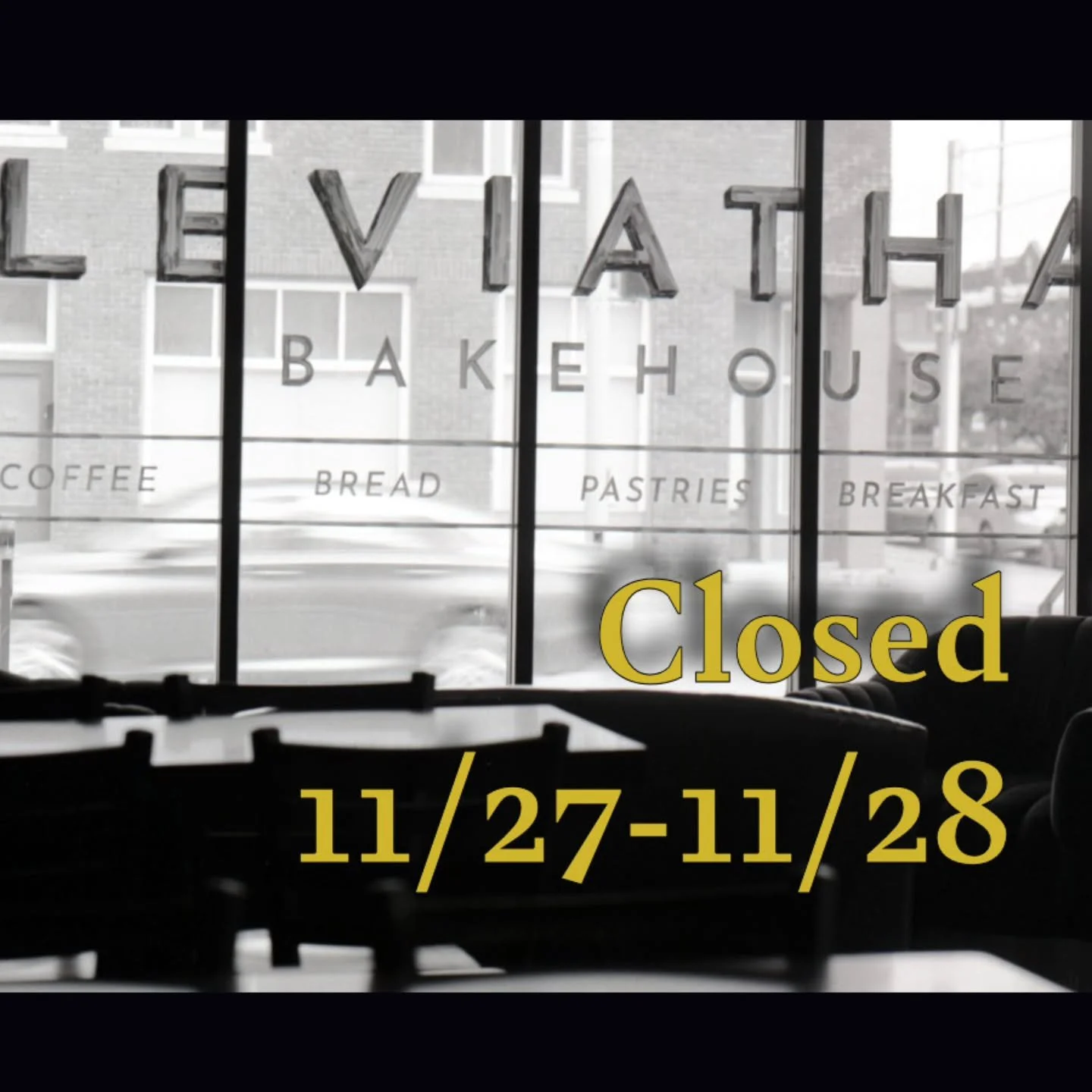 We'll Indy, we've been baking our hearts out lately and we have loved helping you get ready for your thanksgiving feast. We are definitely looking forward to taking a couple of days for ourselves but we will re-open on Saturday the 29th stocked and r