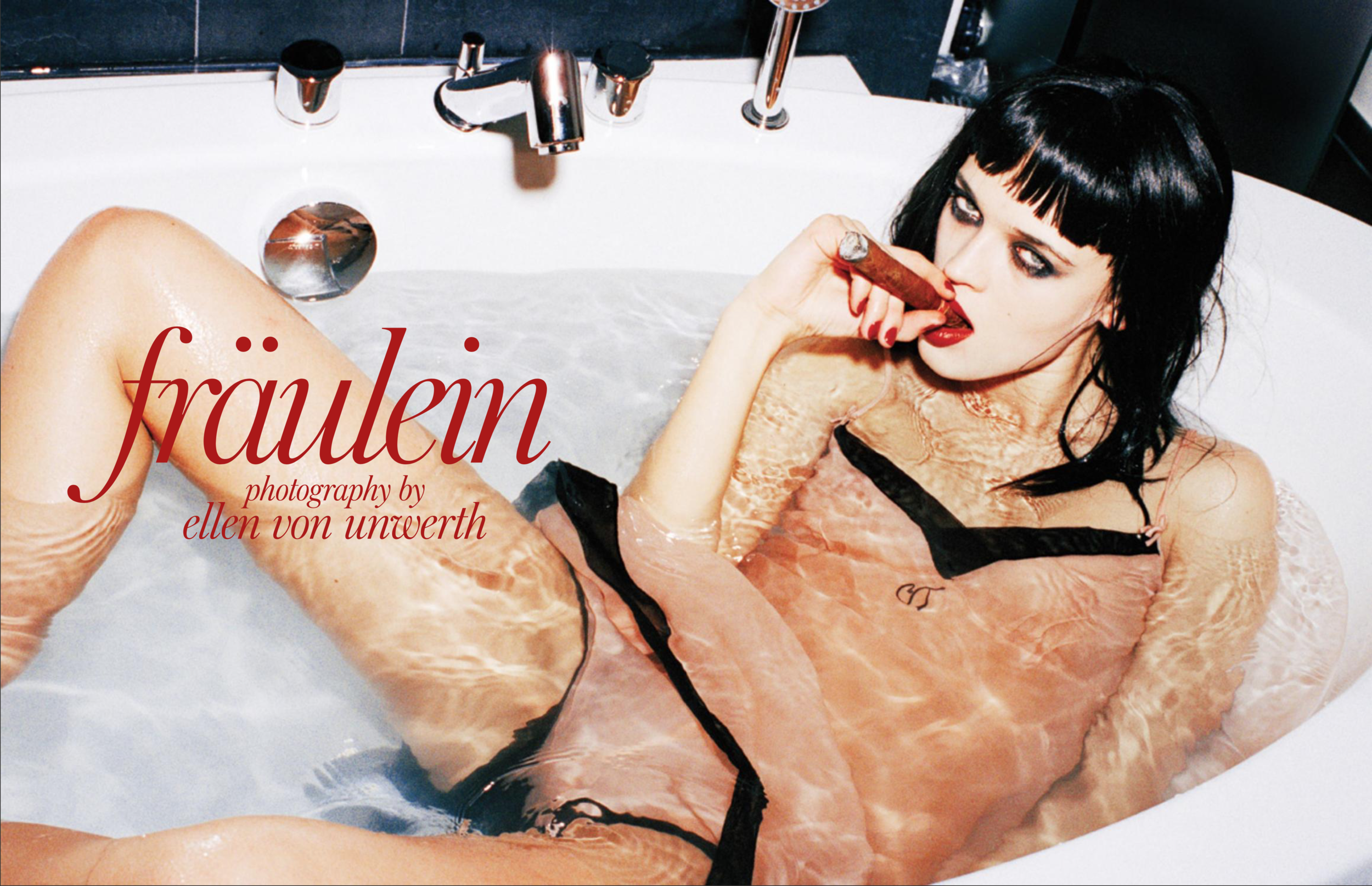 Anna Tokarska, Claudia Schiffer, Milla Jojovich, Kate Moss, Dita Von Teese and Britney Spears in Ellen's von Unwerth newest book “Fräulein”