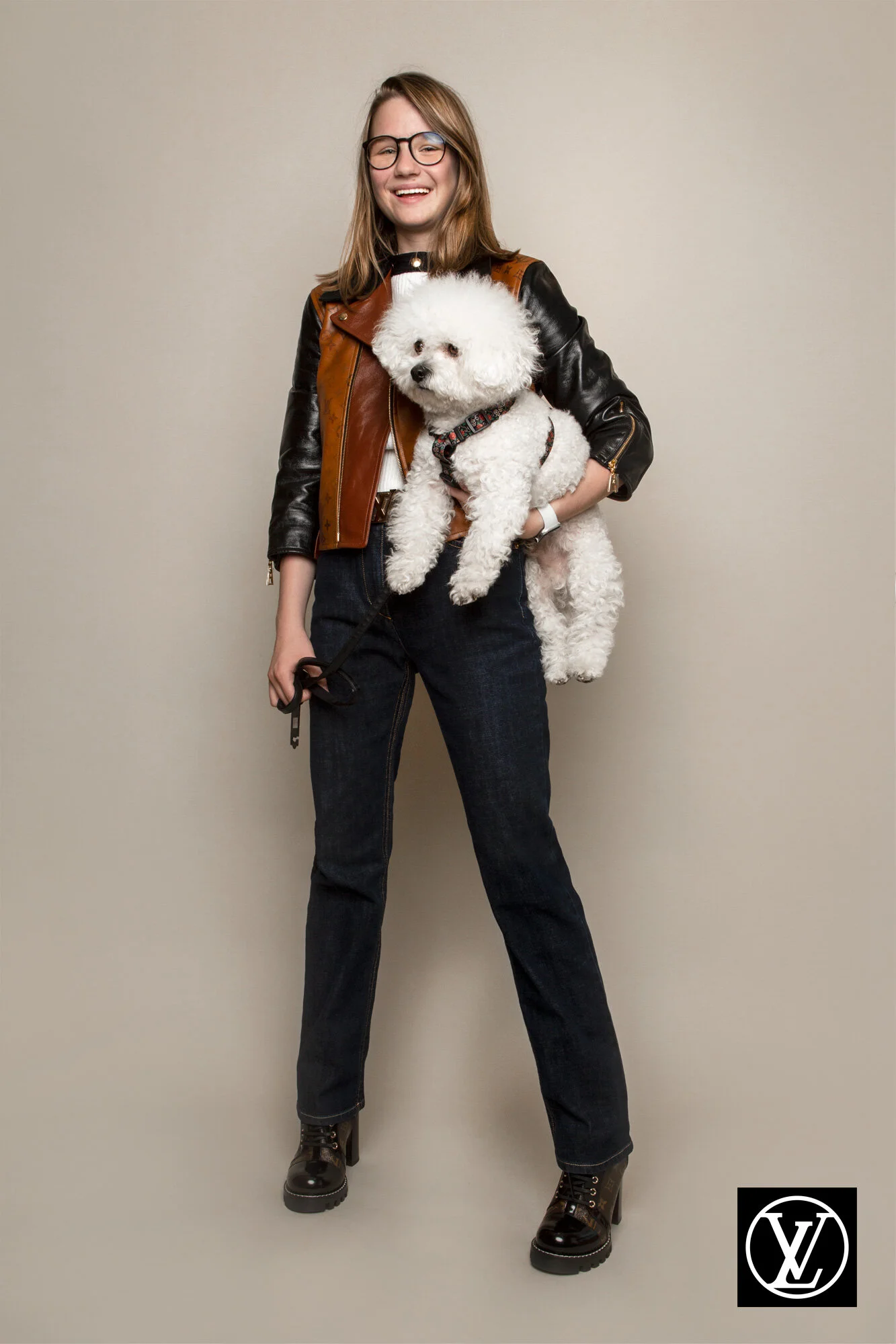 Shooting AW looks for Louis Vuitton 