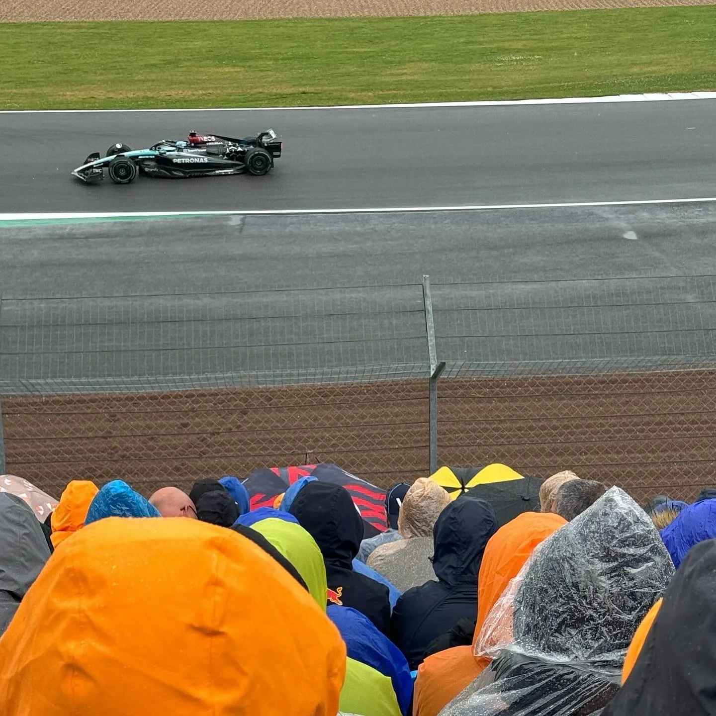 Some snippets of Silverstone over the past few years! We were lucky enough to attend in 2021 and 2024 (veryyyy different weather experiences haha - thanks, England!) and I hope to go again next year when I&rsquo;m not third trimester pregnant. Silver