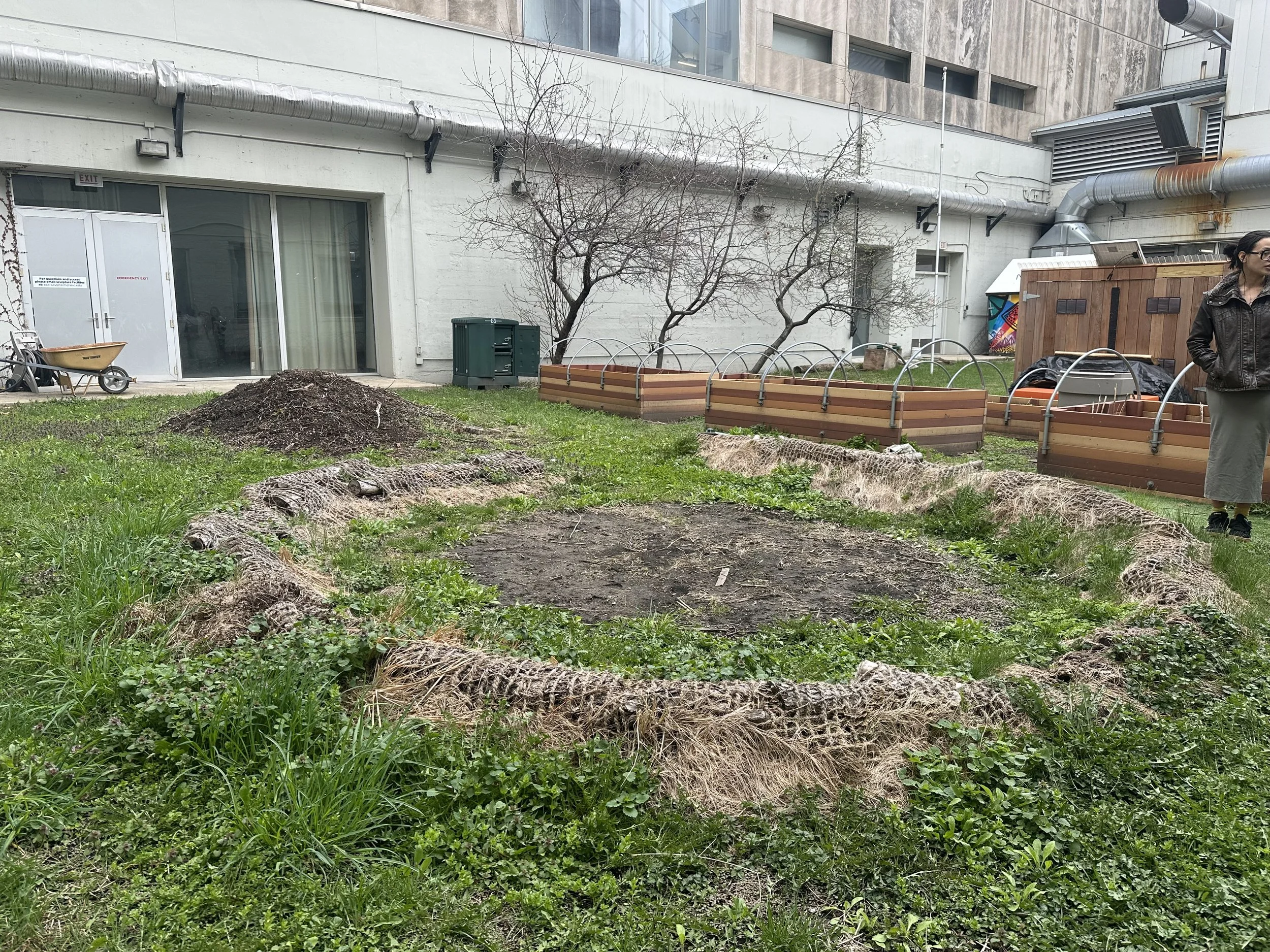  Original berm. April 2025 
