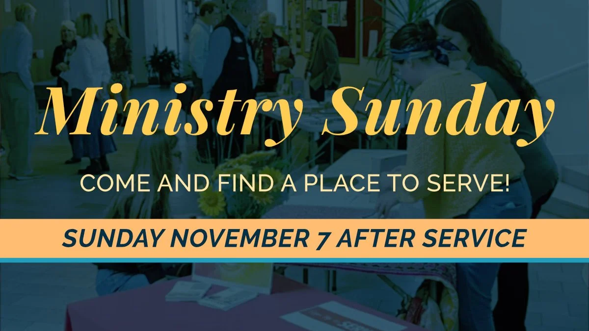 Ministry Sunday - The Good Samaritan