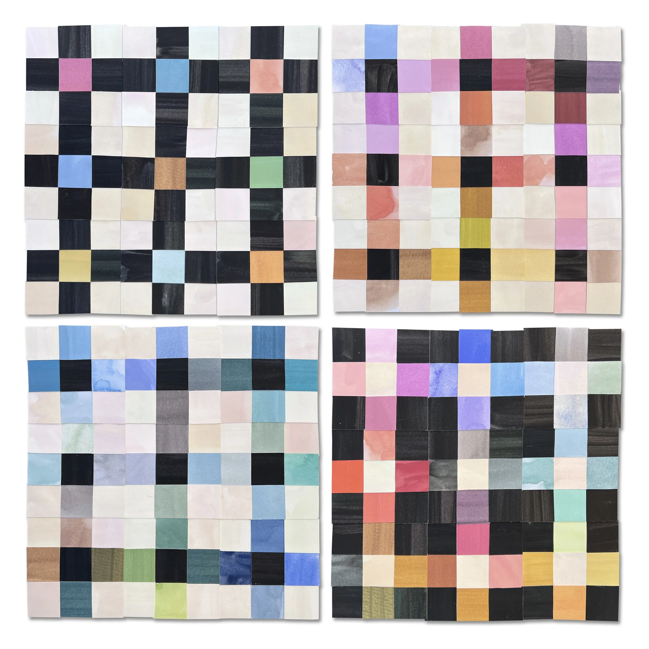 'Four Square' series - collage on paper -SOLD