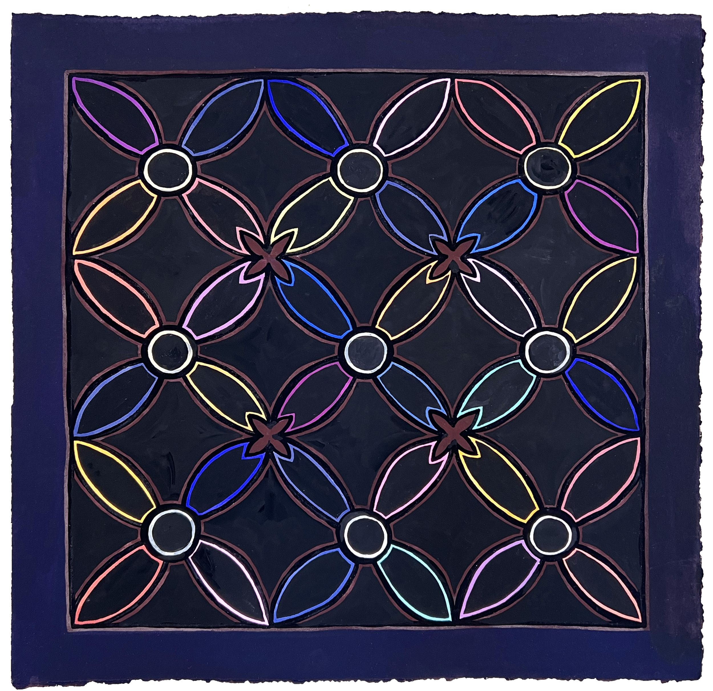 'Diamond'  - gouache on paper - SOLD