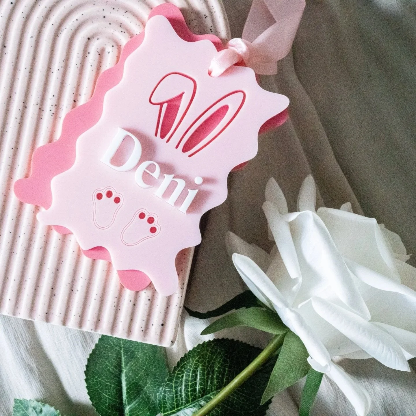 Easter buckets, but make them personalised. 🐰

Fill a bucket with treats, tie on a custom tag, and you&rsquo;ve got the cutest Easter surprise.