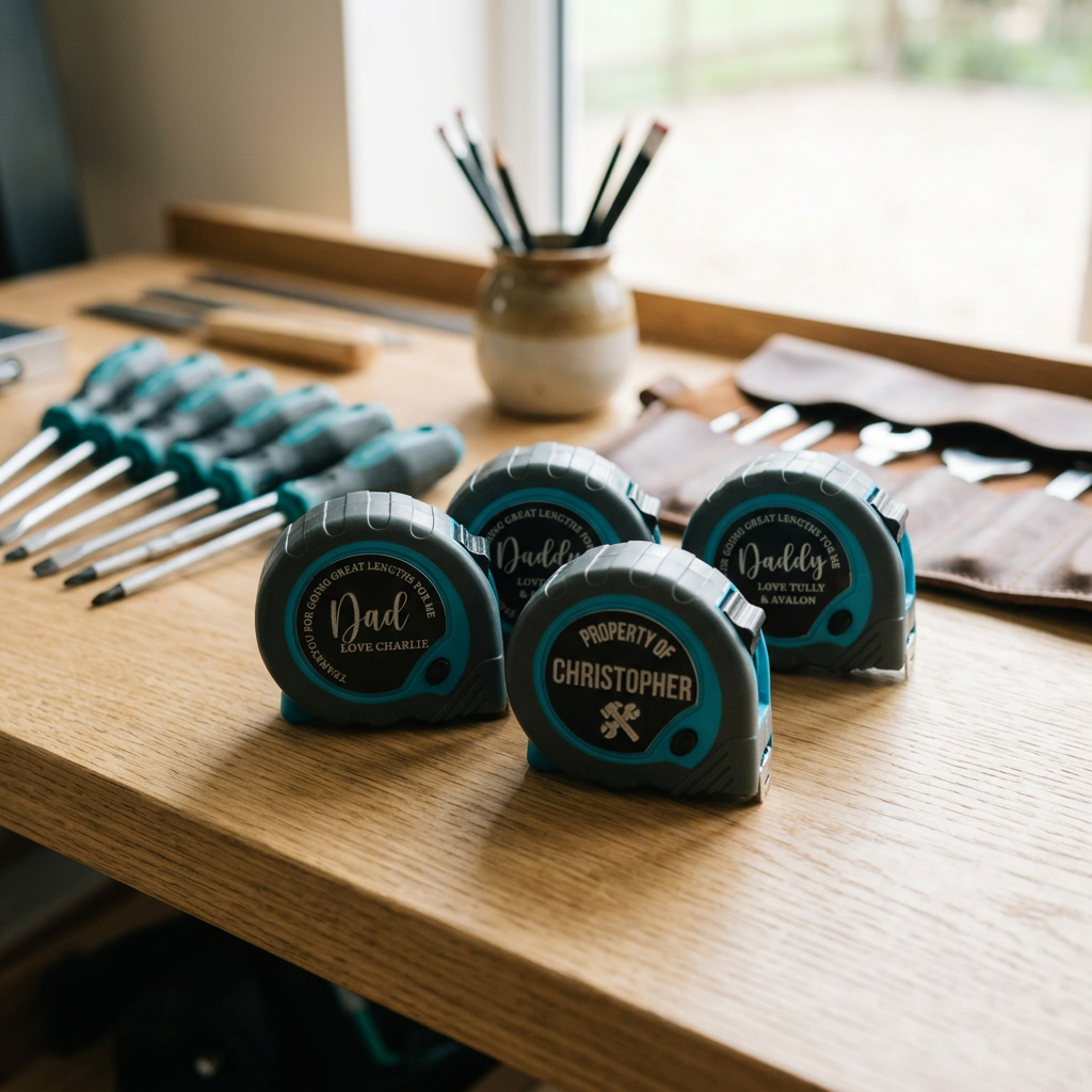 Custom personalised measuring tape for Father's Day