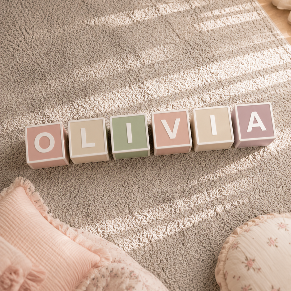 Personalised Name Blocks