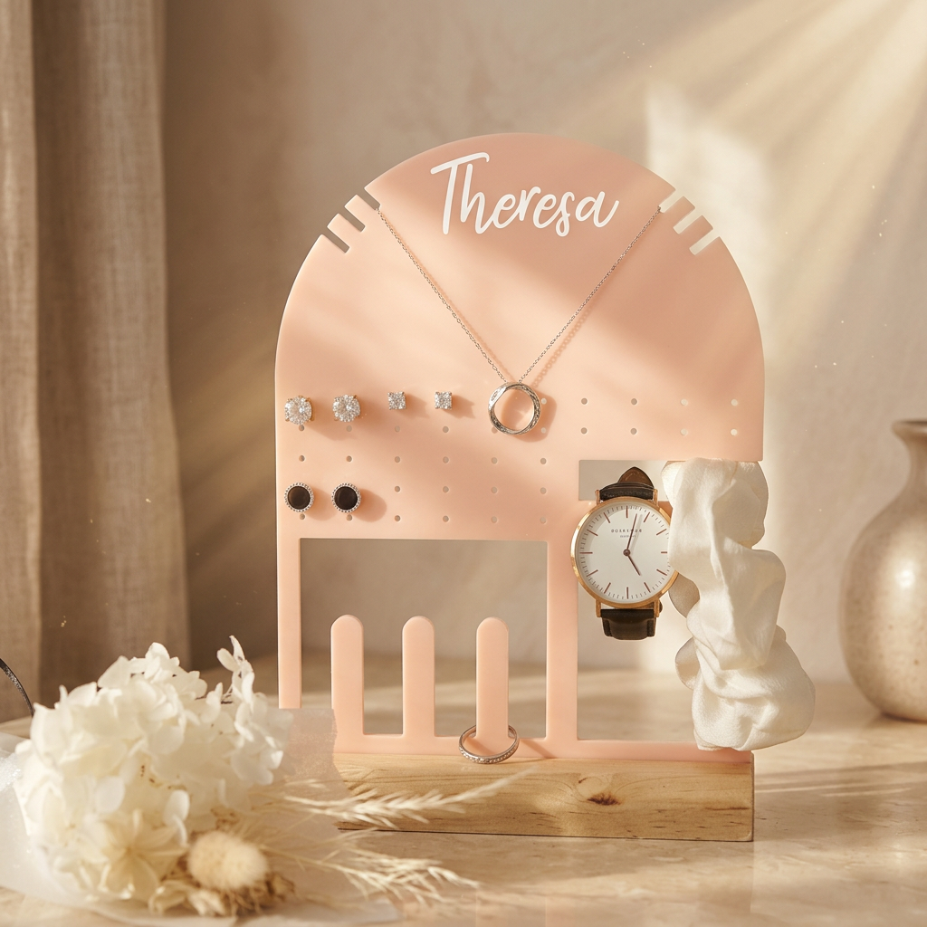 Personalised Acrylic Jewellery Stand