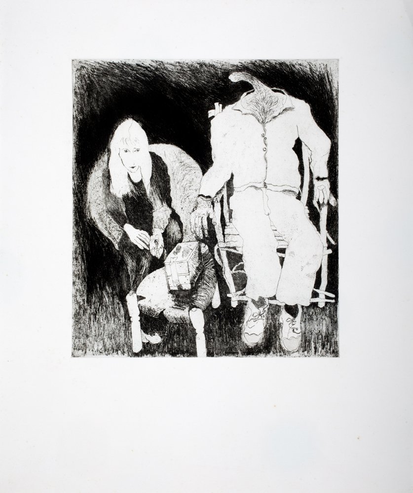   Pandora’s Box  (1981)  Etching&nbsp;  Photographer: Carl Warner    