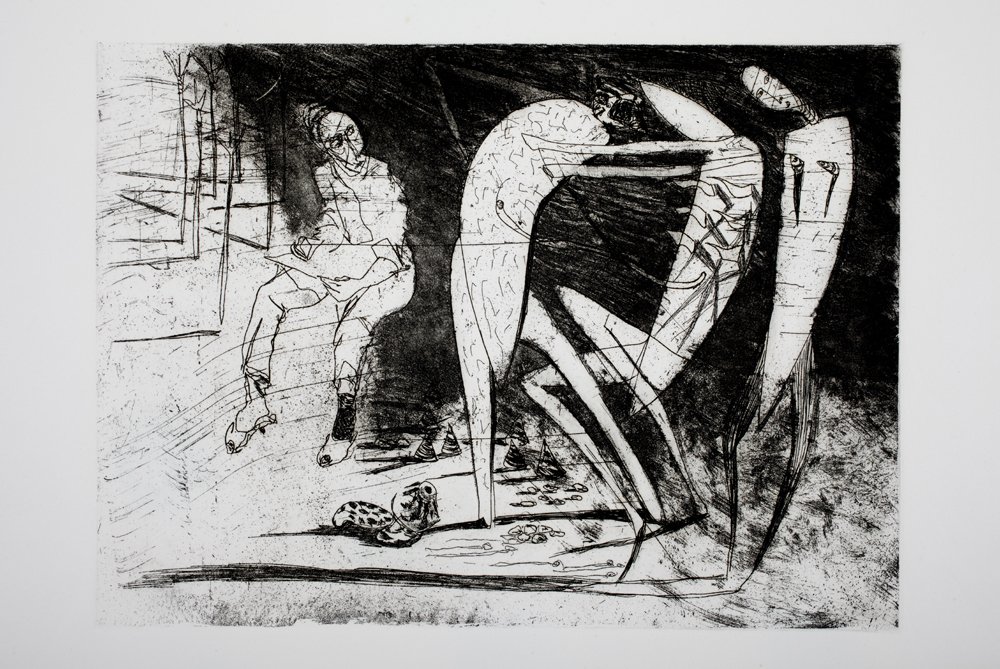   Ironing Board Wars  (1987)  Etching  Photographer: Carl Warner 