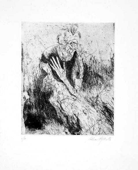  Man (1983)  Etching  Photographer; Carl Warner 