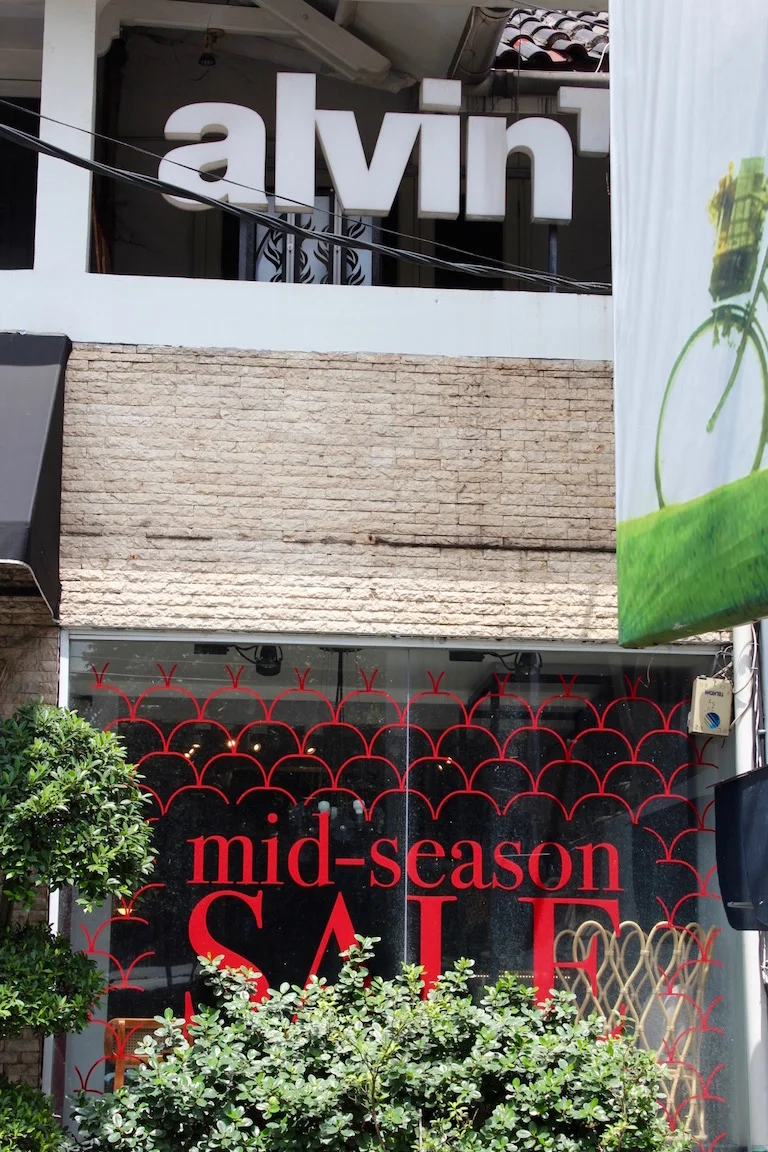 Jalan Suryo is host to some excellent local treasures. Design studio and furniture store, Alvin T is one such example.