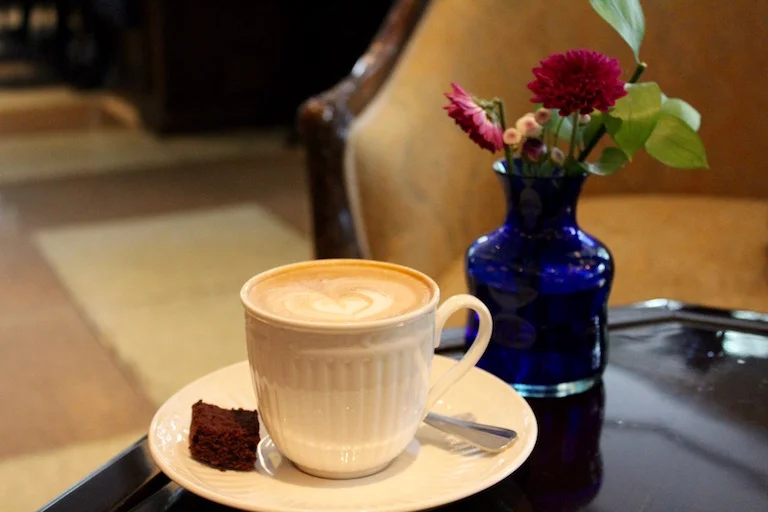 The Gunawarman cappuccino using Kopi Ku beans. A blend made from Toraja Garut and Aceh beans