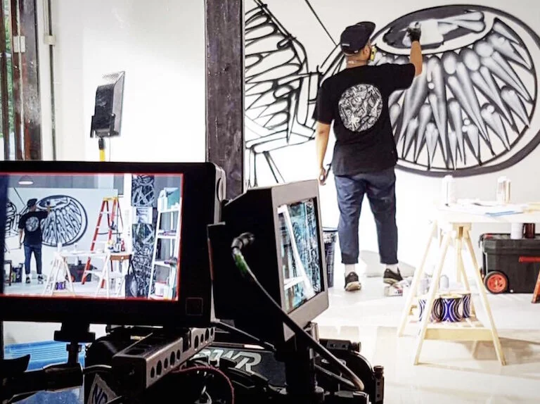 A street artist named DARBOTZ