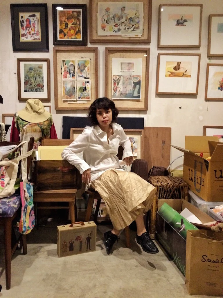 An afternoon with Jakarta-based artist Ruth  Marbun (AKA ‘Utay Utay’)