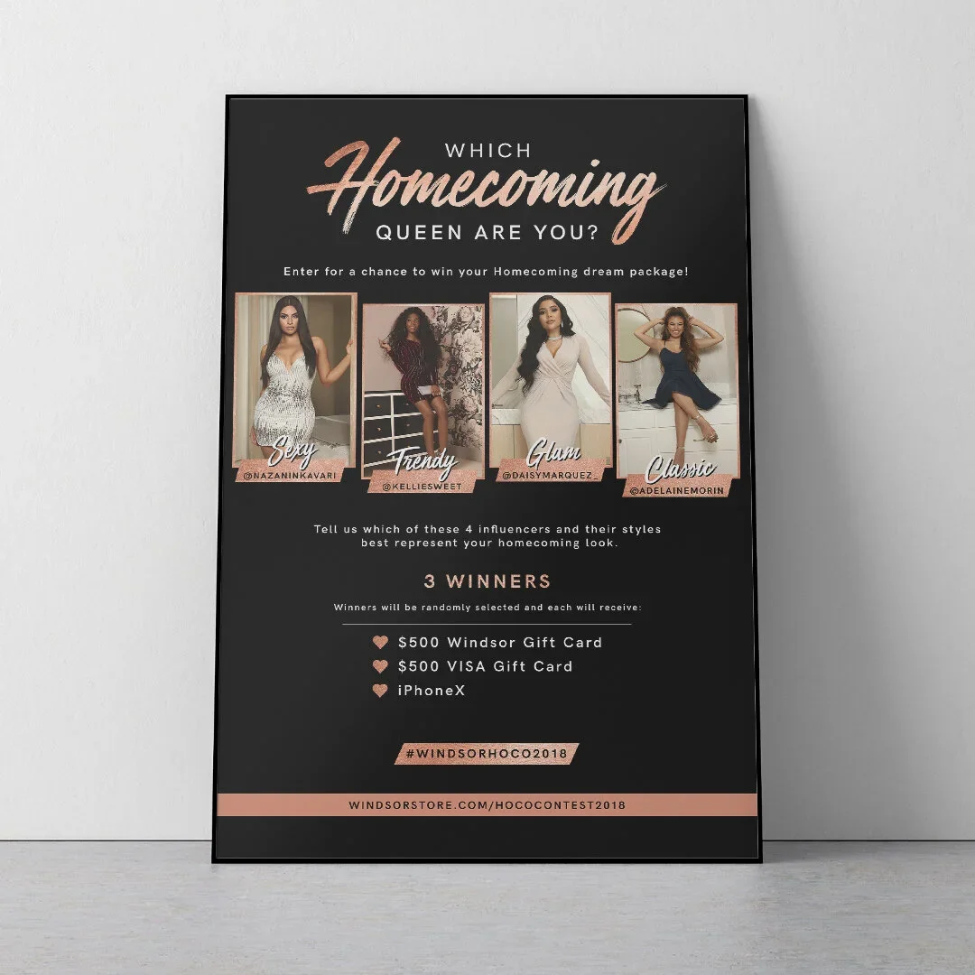 HOMECOMING CAMPAIGN - PRINT DESIGN