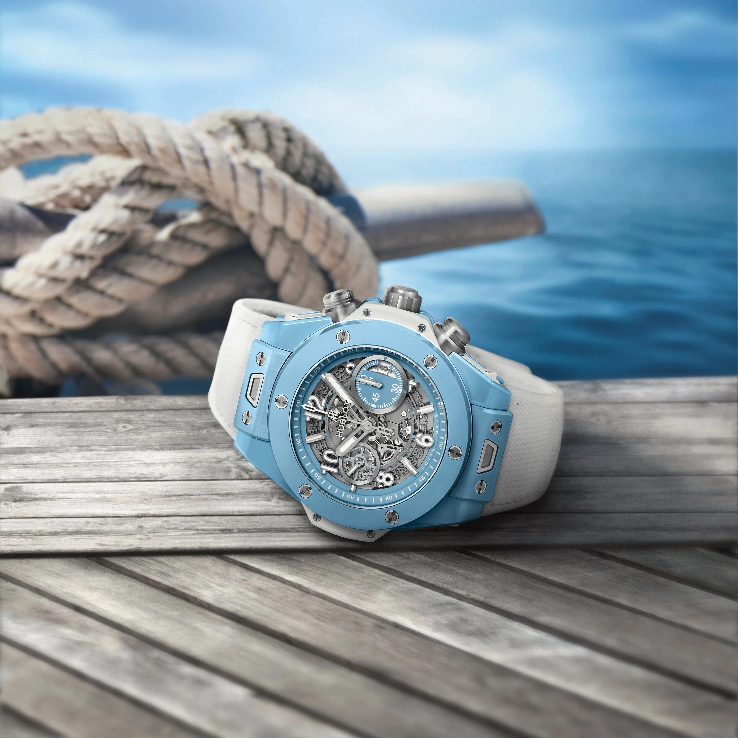 HUBLOT宇舶表发布全新BIG BANG UNICO天空蓝腕表