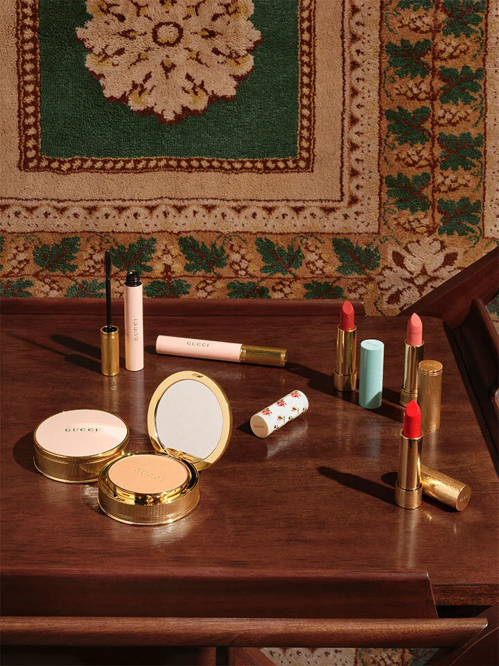 全新古驰美妆系列视觉宣传大片