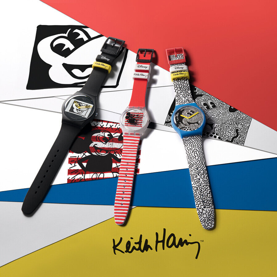 瑞士斯沃琪迎接上海迪士尼小镇门店五周年庆典,发布三款“米奇”主题腕表
