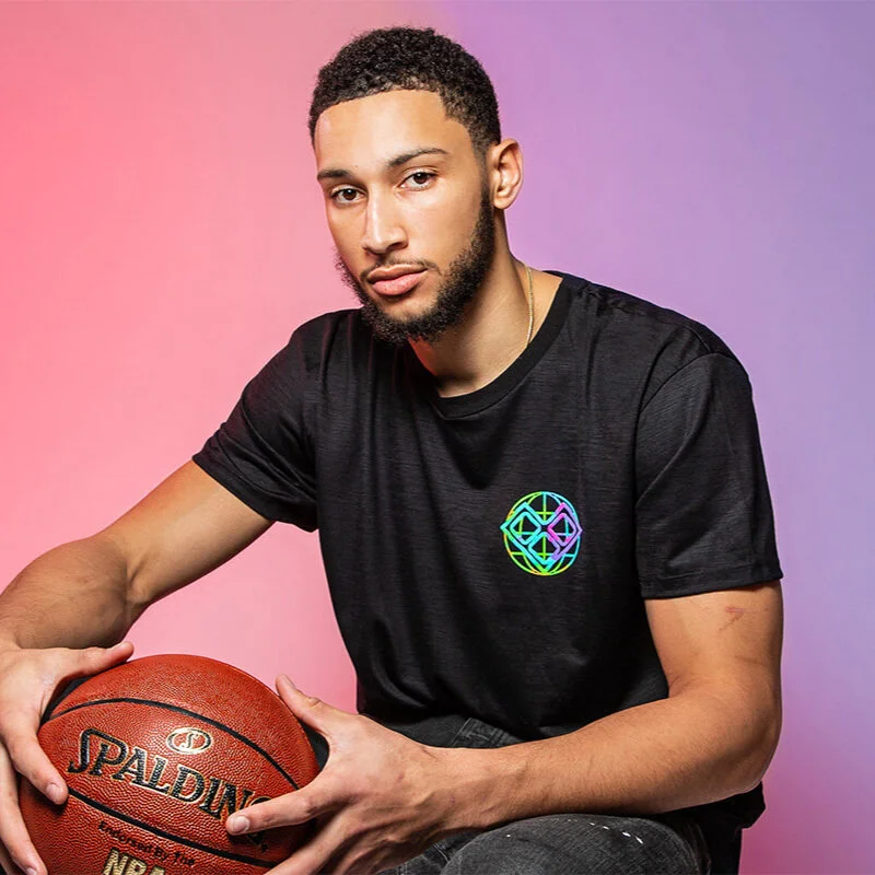 NBA全明星赛球员Ben Simmons与The Woolmark Company携手合作，发布首款限量版T恤