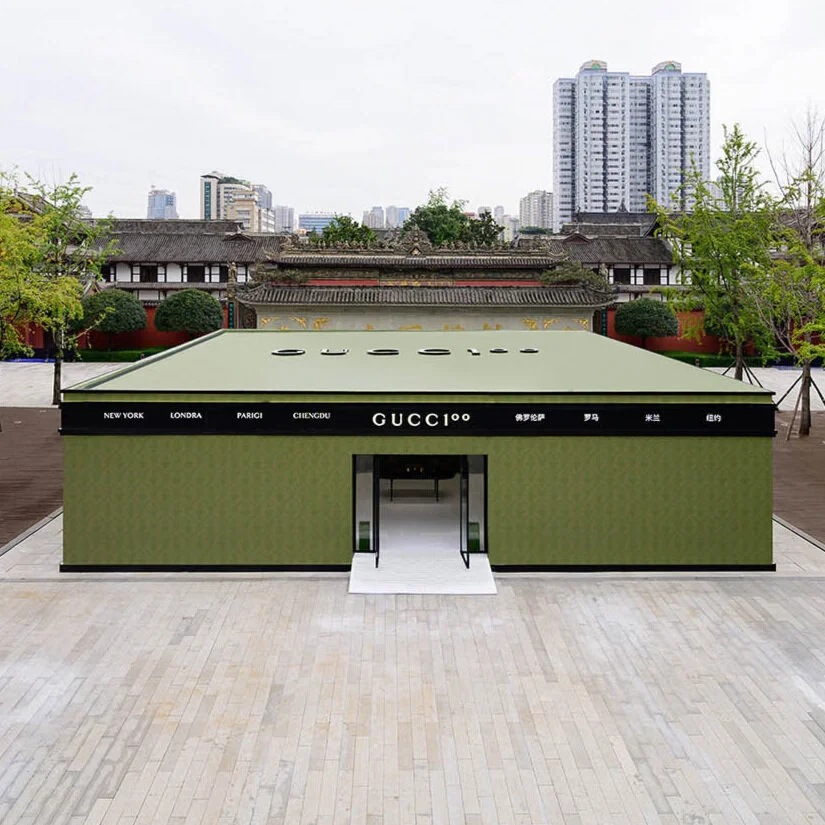 GUCCI 100主题限时店亮相成都远洋太古里